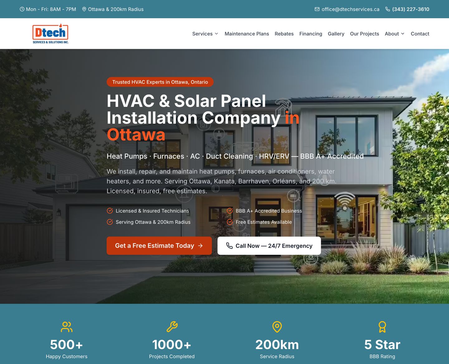 dtechservices.ca — built and run by Wisdek